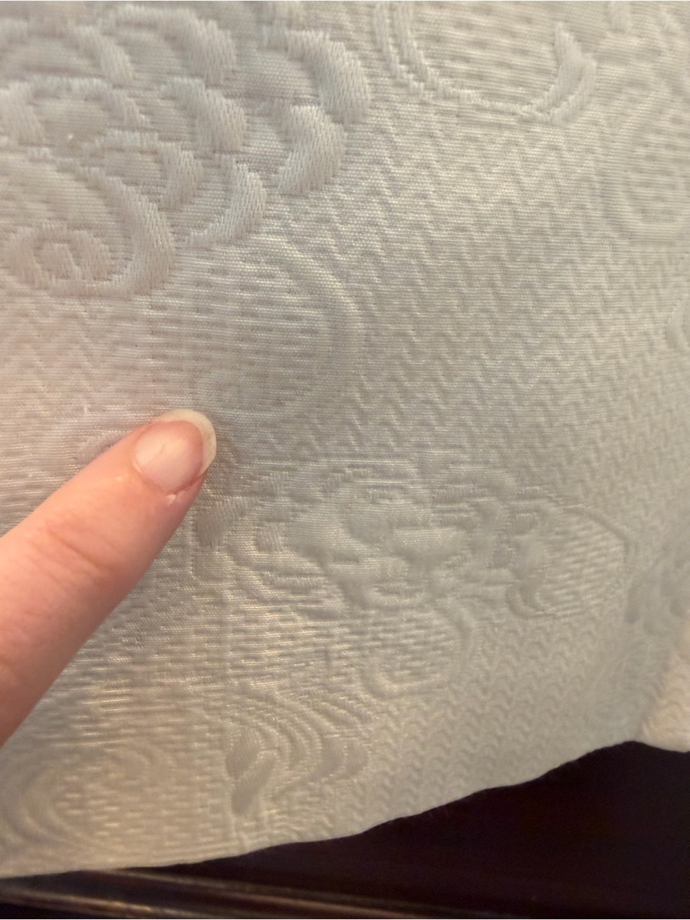 George Simonton CollectionCream Embossed Coat - Picture 10 of 16